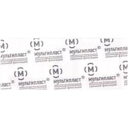 Лейкопластырь бактерицидный Мультипласт сильная фиксация р. 1.9смx7.2см 1 шт.