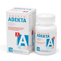 Адекта 30 шт. табл. жев. 1240 мг